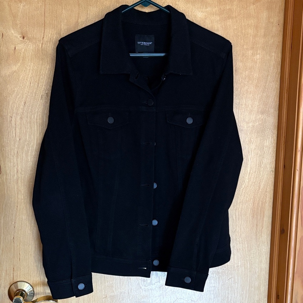 Liverpool Women's Black Jean Jacket